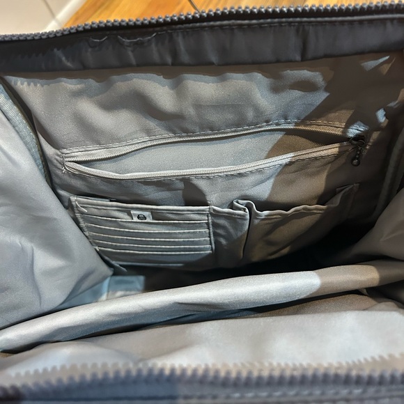 Baggallini Soho Backpack Gray Laptop Bag- Travel- school- overnight large bag - Picture 6 of 12